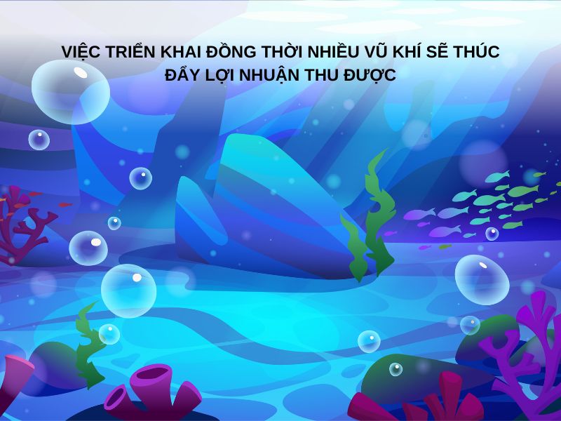 Việc triển khai đồng thời nhiều vũ khí sẽ thúc đẩy lợi nhuận thu được